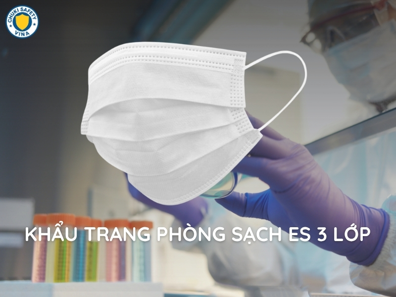 Khẩu trang phòng sạch ES 3 lớp