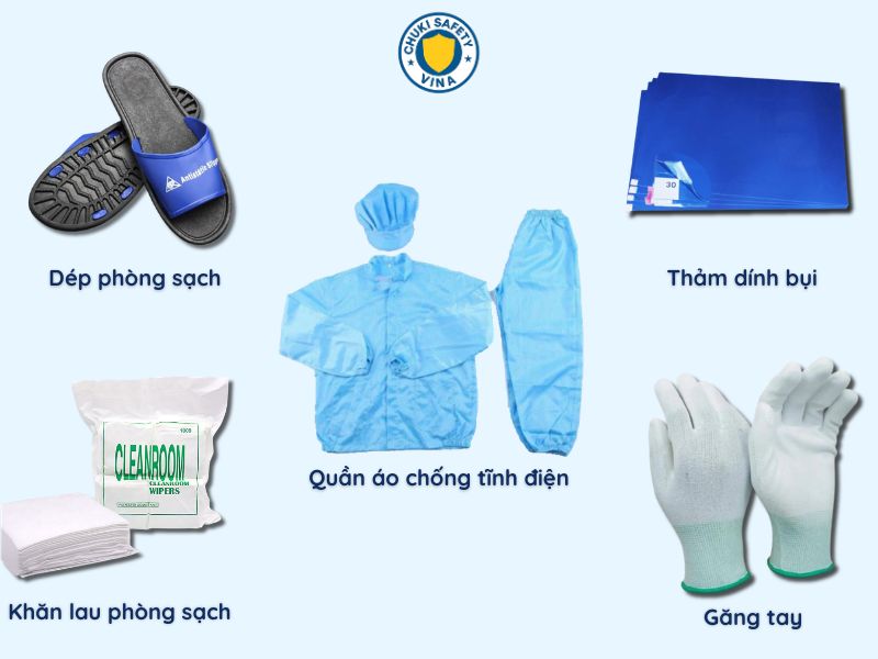Các vật dụng cần thiết trong phòng sạch