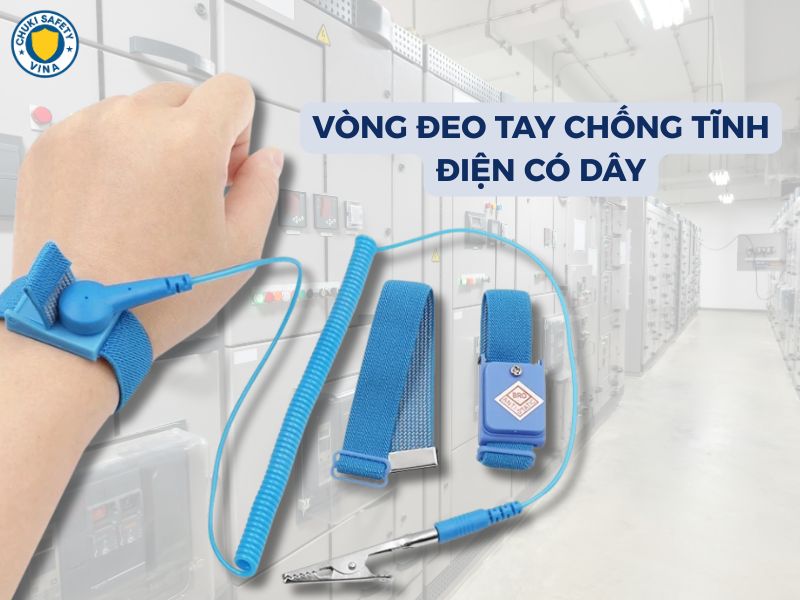 Vòng tay chống tĩnh điện có dây