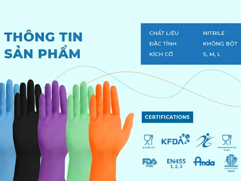 Đặc điểm chính của găng tay nitrile