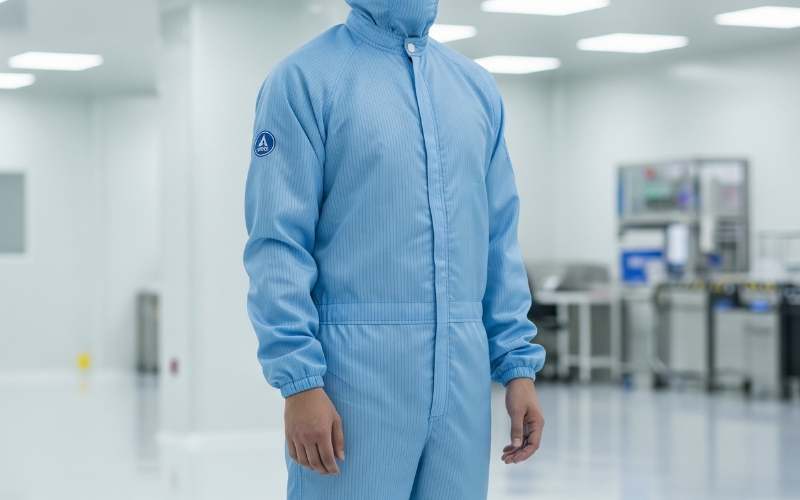 Bộ áo liền quần chống tĩnh điện