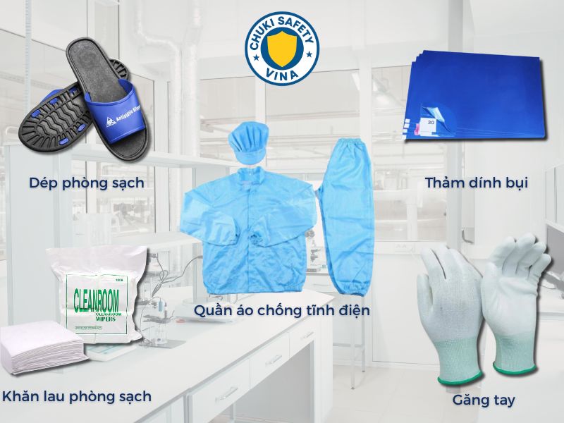 Các vật tư phòng sạch của Chuki Safety tại Bắc Ninh