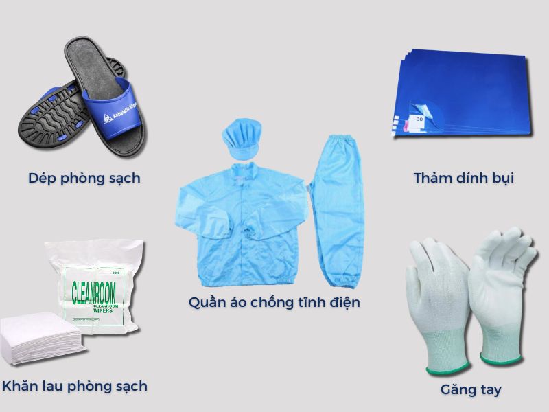 Nội quy phòng sạch về vật dụng tiêu hao