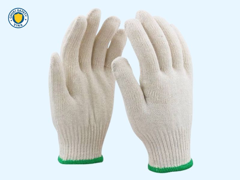 Găng tay vải cotton 100% co giãn, dày dặn, thoáng khí