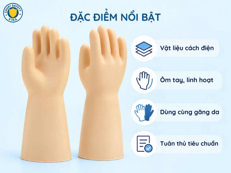 Những đặc điểm nổi bật của găng tay cách điện