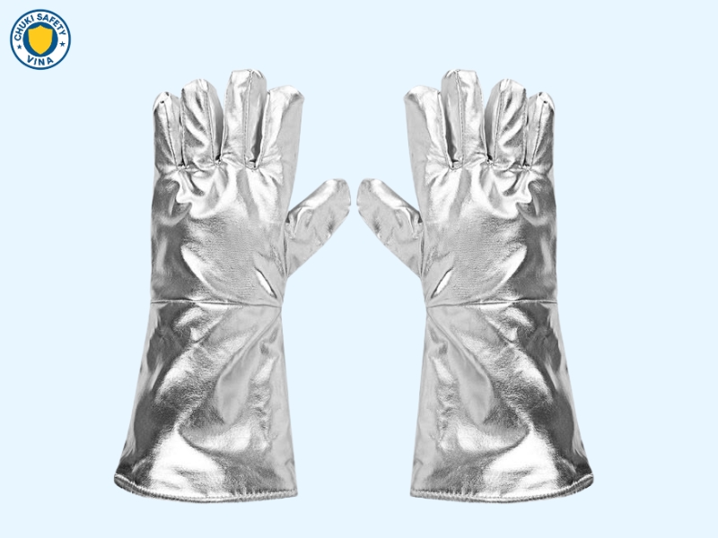 Găng tay chịu nhiệt phủ nhôm hoặc Aluminized